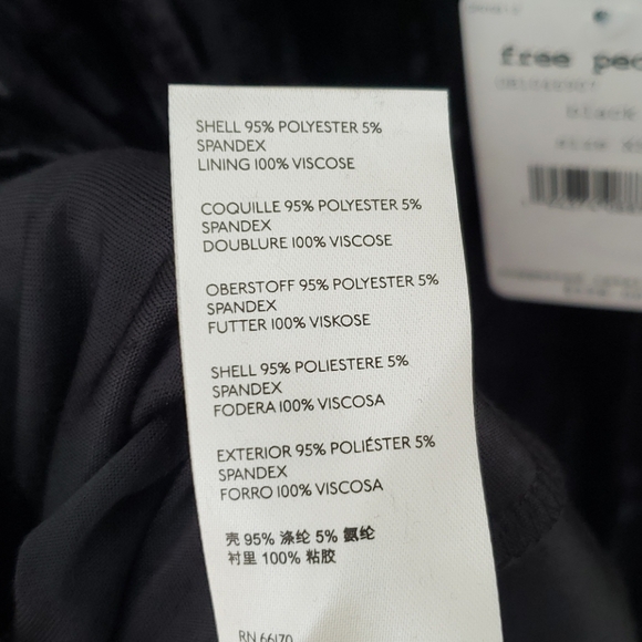 NWT Free People Kat Faux Wrap Velvet Mini Dress - Picture 6 of 7